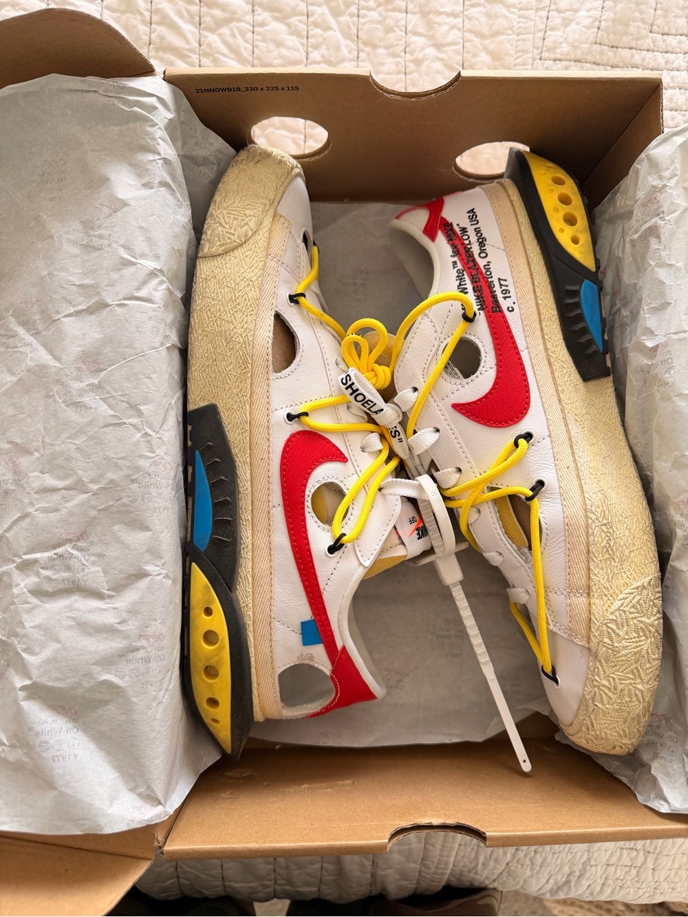 Nike x off-white blazer lows